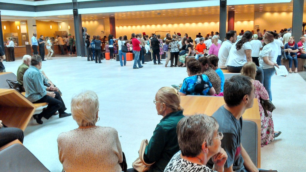 Plateia aguarda início da gravação no Sesc Bom Retiro 