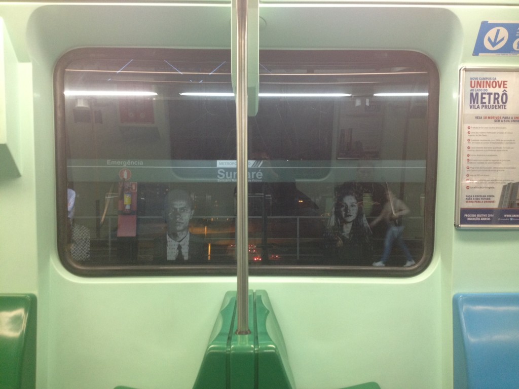 Ontem de noite na estação Sumaré