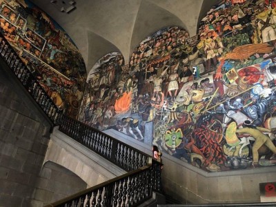 Mural de Rivera no Palácio Nacional